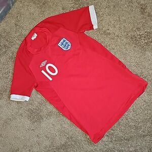 Umbro-#10 Rooney England Jersey